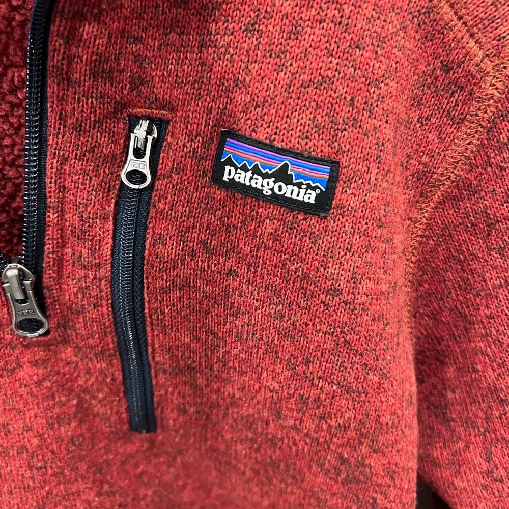 Boys Patagonia Quarter-Zip Better Sweater – Size 10 - Picture 3 of 10